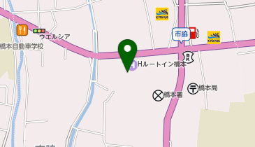 海鮮ダイニング 美蔵 ホテルルートイン橋本店の地図画像