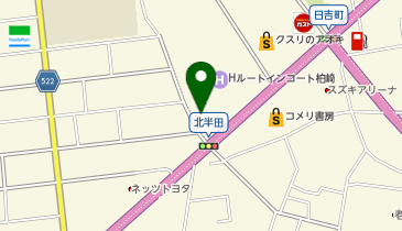 海鮮ダイニング まぐろや はなの夢 ホテルルートインコート柏崎店の地図画像