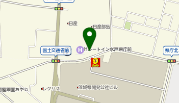 はなの夢 ホテルルートイン水戸県庁前店の地図画像