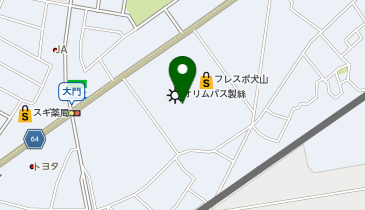 POLA フレスポ犬山の地図画像