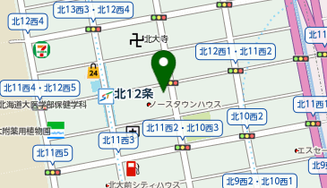 POLA 幌北の地図画像