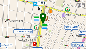 POLA THE BEAUTY 浅草店の地図画像
