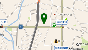 POLA 阪急箕面駅前の地図画像