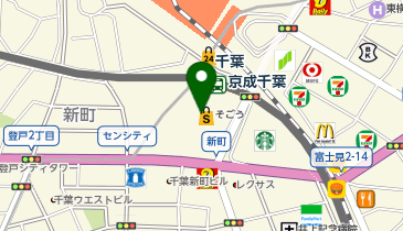 POLA そごう千葉店の地図画像