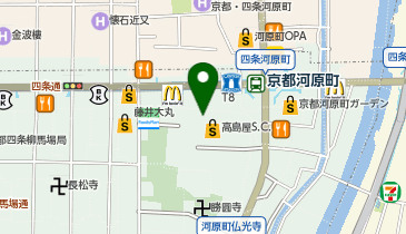 POLA 京都タカシマヤの地図画像