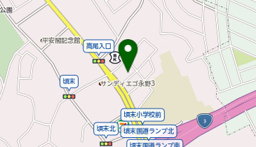 POLA 水巻中央の地図画像