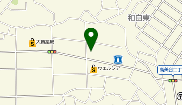 POLA 和白東の地図画像