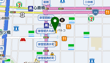 POLA 大丸心斎橋店の地図画像