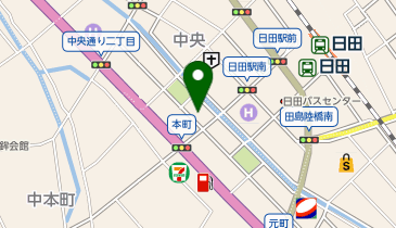 POLA THE BEAUTY 日田駅前通店の地図画像