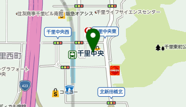 POLA 千里阪急の地図画像