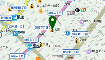 POLA 松屋銀座の地図画像