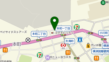 POLA THE BEAUTY 横須賀中央店の地図画像
