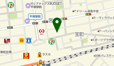 POLA THE BEAUTY 平塚宝町店の地図画像