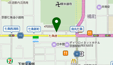 POLA THE BEAUTY 京都駅前店の地図画像