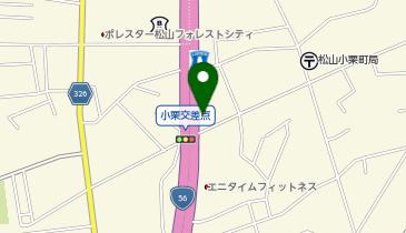 POLA 松山小栗の地図画像