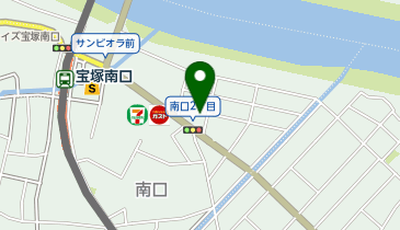 POLA Heart Pomme+ 宝塚の地図画像
