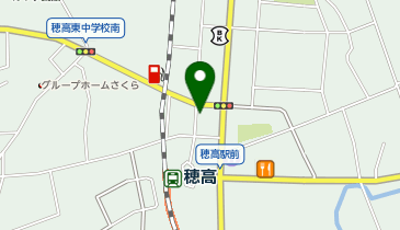 POLA 穂高の地図画像