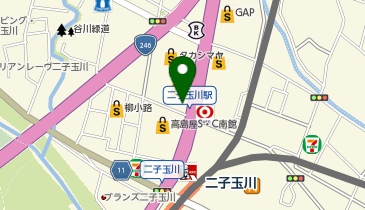 POLA 玉川タカシマヤの地図画像