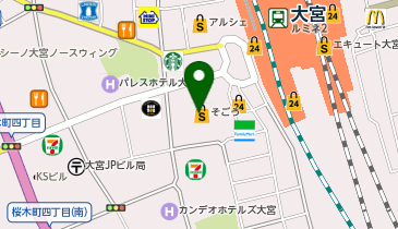 POLA そごう大宮店の地図画像