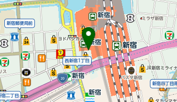 POLA 京王百貨店新宿店の地図画像