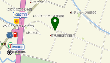 POLA 箱崎公園前の地図画像