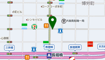 POLA 堺筋長堀の地図画像