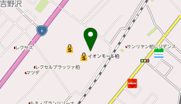 POLA THE BEAUTY イオンモール柏店の地図画像