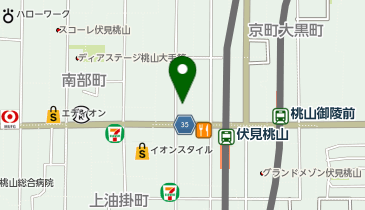 POLA 伏見桃山の地図画像