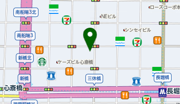 POLA R-isa 南船場の地図画像
