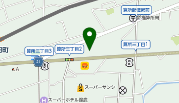 POLA THE BEAUTY 鈴鹿平田店の地図画像