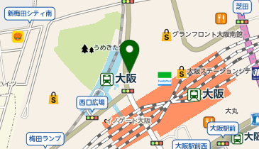 POLA @cosme OSAKAの地図画像
