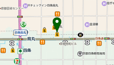 POLA 大丸京都店の地図画像