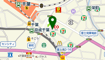 POLA ニュー千葉の地図画像