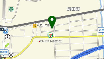 POLA 西宮北口の地図画像