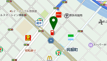 POLA 中洲川端の地図画像