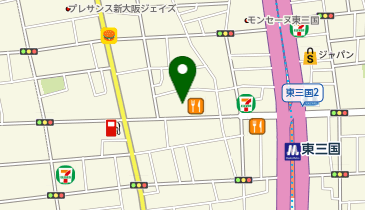 POLA THE BEAUTY 東三国店の地図画像