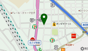 POLA ビューティ王子の地図画像