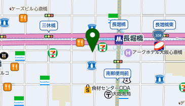 POLA THE BEAUTY 心斎橋店の地図画像
