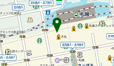 POLA 大丸札幌店の地図画像