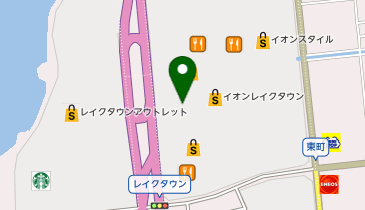 POLA THE BEAUTY イオンレイクタウンmori店の地図画像