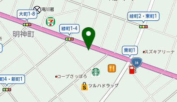 POLA THE BEAUTY 滝川店の地図画像