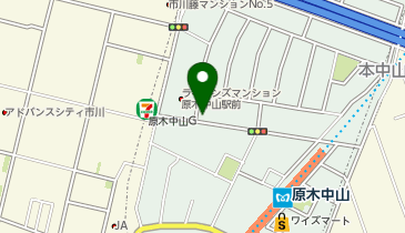 POLA esthe et cosme 原木中山の地図画像