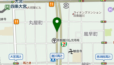 POLA 京都中央の地図画像