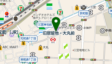 POLA THE BEAUTY 神戸三宮西店の地図画像
