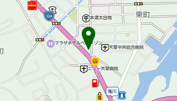 POLA THE BEAUTY 天草太田町店の地図画像