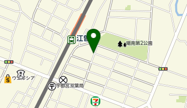 POLA 宇都宮南の地図画像