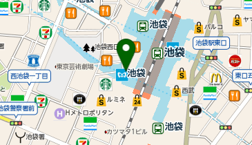 POLA 東武百貨店池袋店の地図画像