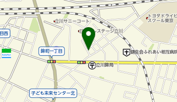 POLA ブランシェ立川の地図画像