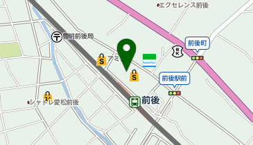 POLA THE BEAUTY 前後駅前店の地図画像
