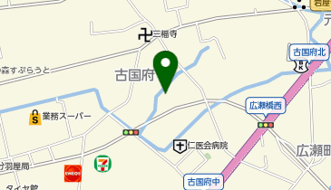 POLA コスメファン 古国府店の地図画像